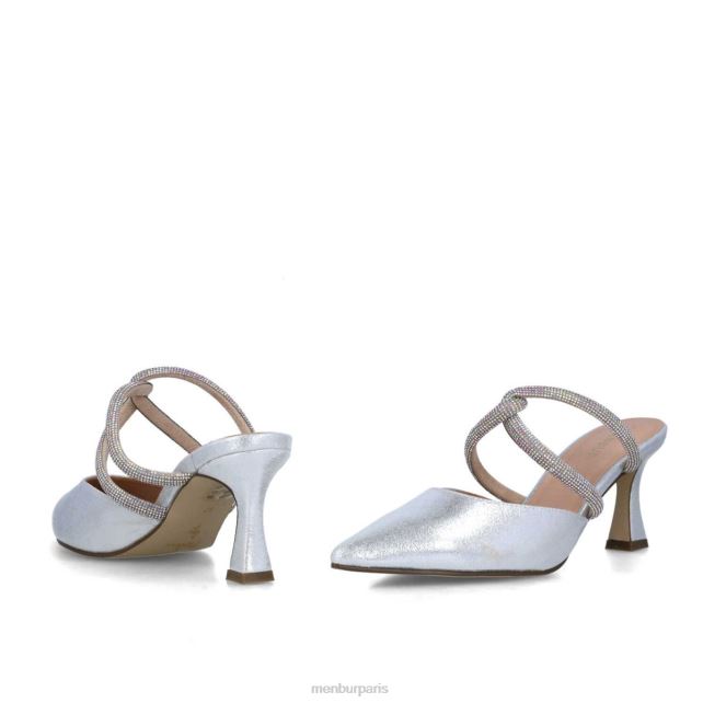 Menbur femmes rodolita DVZ865693 talons moyens et bas argent