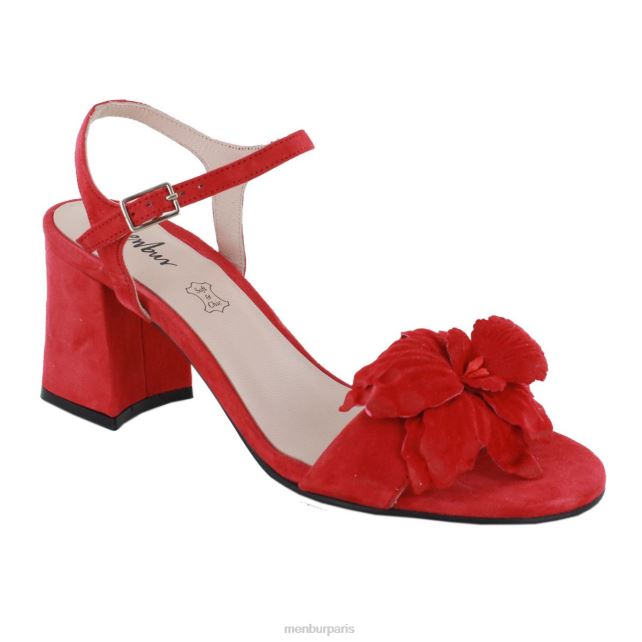 Menbur femmes romane DVZ862015 talons moyens et bas rouge