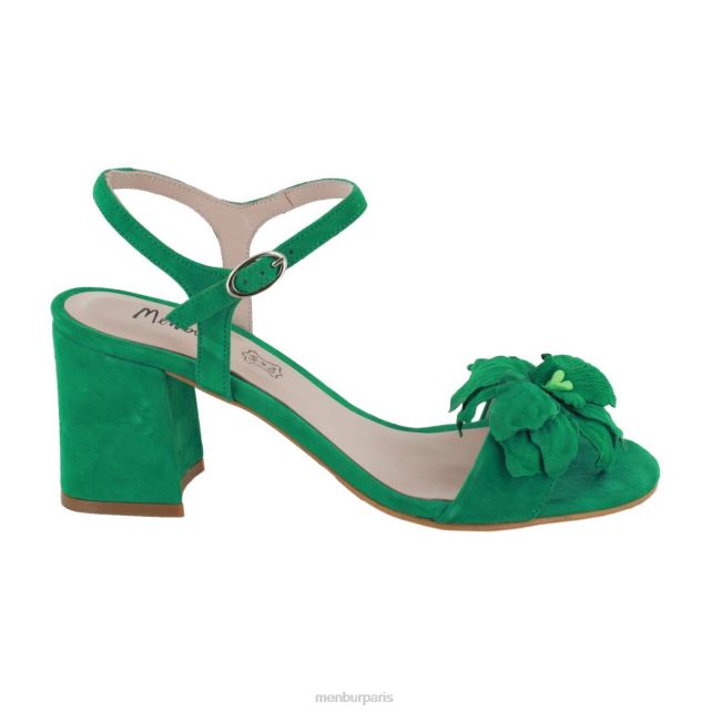 Menbur femmes romane DVZ862084 talons moyens et bas vert