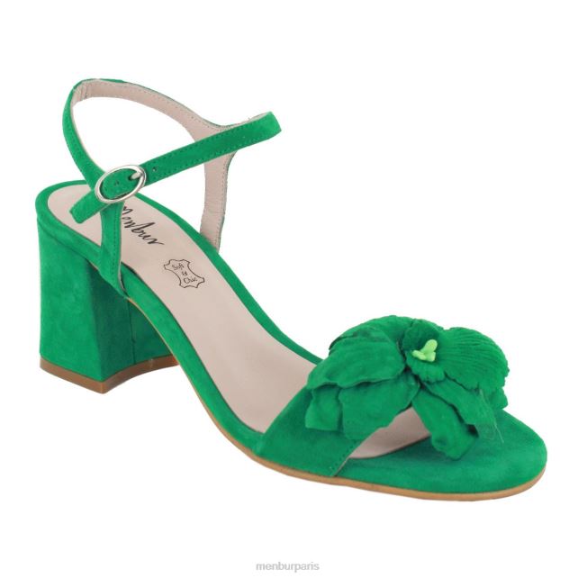 Menbur femmes romane DVZ862084 talons moyens et bas vert