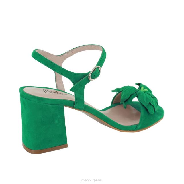Menbur femmes romane DVZ862084 talons moyens et bas vert