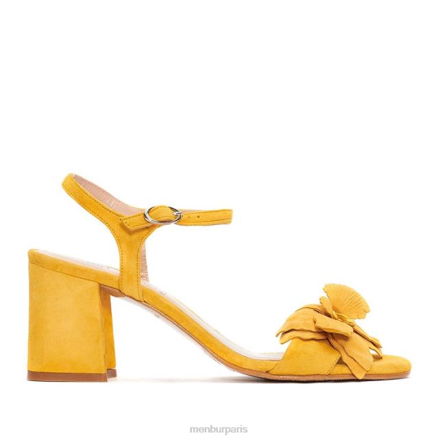 Menbur femmes romane DVZ862085 talons moyens et bas jaune