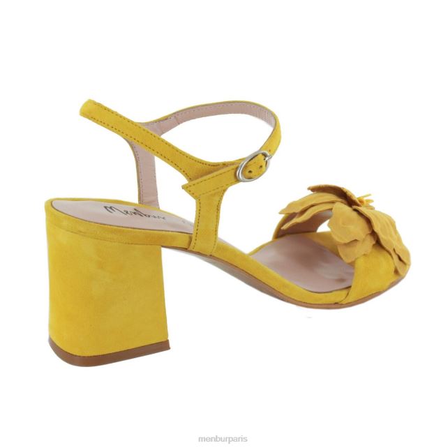 Menbur femmes romane DVZ862085 talons moyens et bas jaune