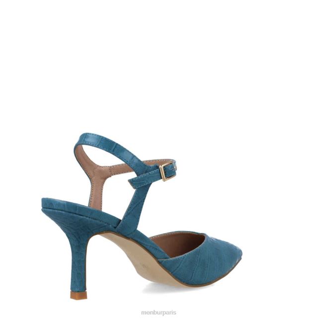 Menbur femmes rubélita DVZ865683 talons moyens et bas bleu clair