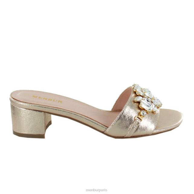 Menbur femmes série DVZ862105 talons moyens et bas or