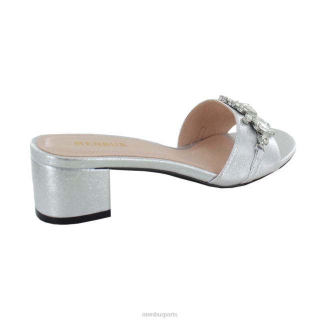 Menbur femmes série DVZ862135 talons moyens et bas argent