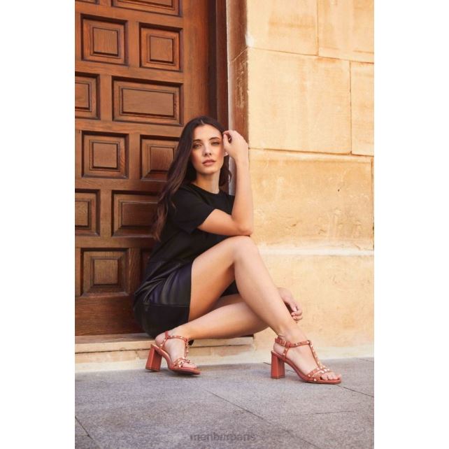 Menbur femmes sagitte DVZ861619 talons moyens et bas orenge