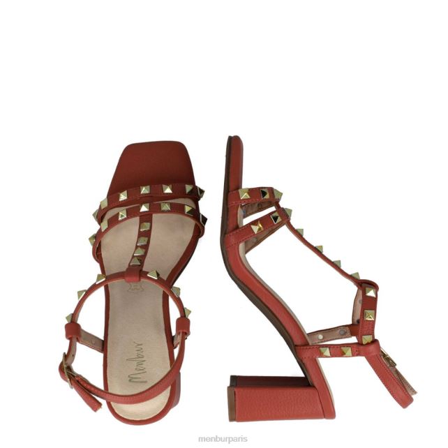 Menbur femmes sagitte DVZ861619 talons moyens et bas orenge