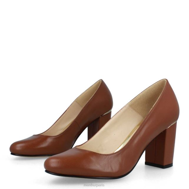 Menbur femmes salir DVZ861836 talons moyens et bas brun