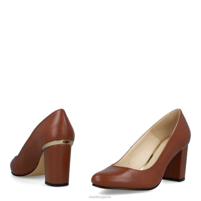 Menbur femmes salir DVZ861836 talons moyens et bas brun