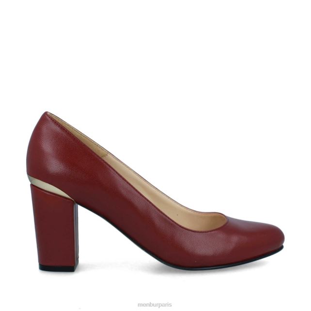 Menbur femmes salir DVZ861838 talons moyens et bas rouge
