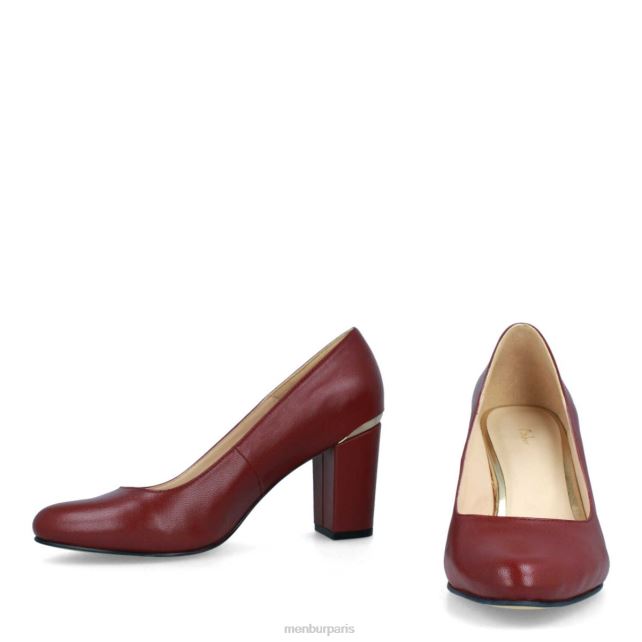 Menbur femmes salir DVZ861838 talons moyens et bas rouge