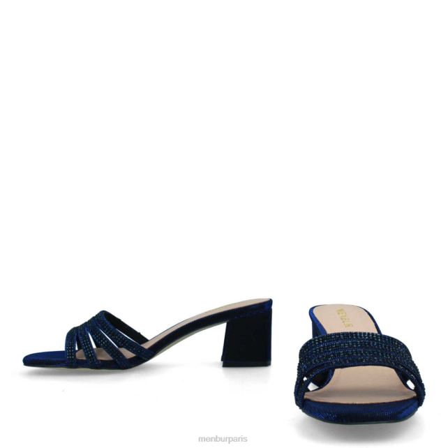Menbur femmes salitto DVZ861820 talons moyens et bas bleu foncé
