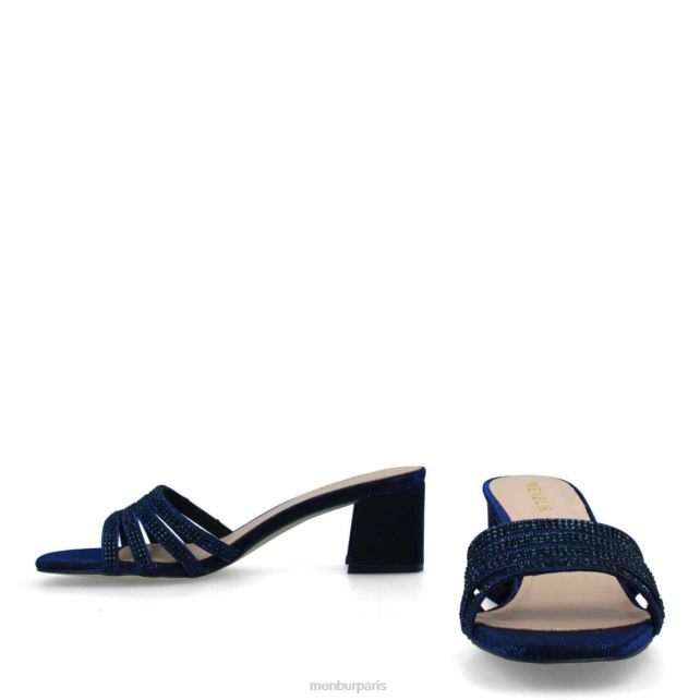 Menbur femmes salitto DVZ861820 talons moyens et bas bleu foncé