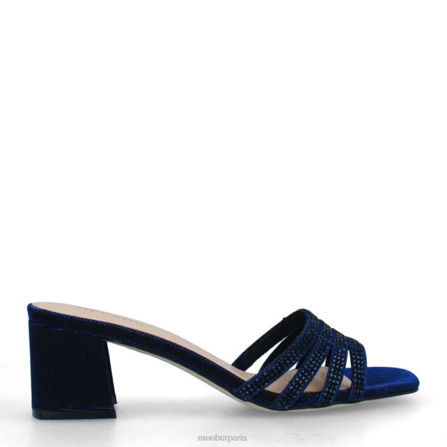 Menbur femmes salitto DVZ861820 talons moyens et bas bleu foncé