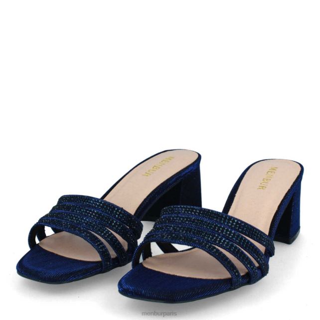 Menbur femmes salitto DVZ861820 talons moyens et bas bleu foncé