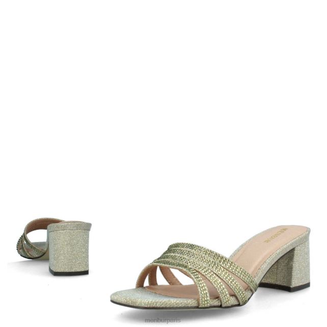 Menbur femmes salitto DVZ861883 talons moyens et bas or