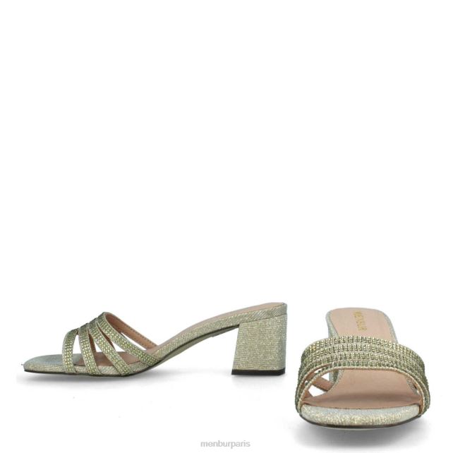 Menbur femmes salitto DVZ861883 talons moyens et bas or