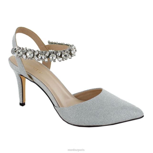 Menbur femmes scène DVZ861885 talons moyens et bas argent