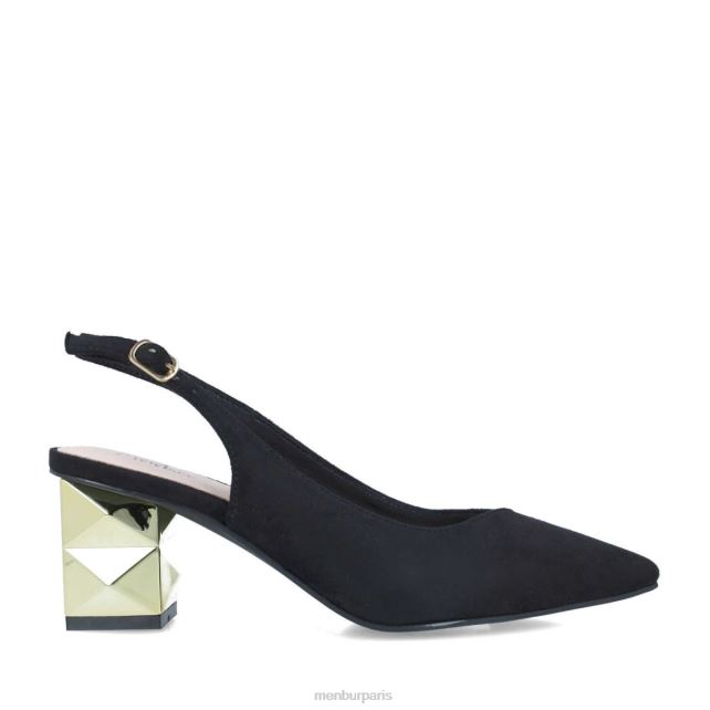 Menbur femmes serafinita DVZ865633 talons moyens et bas noir