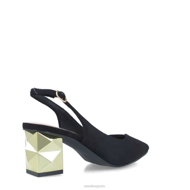 Menbur femmes serafinita DVZ865633 talons moyens et bas noir