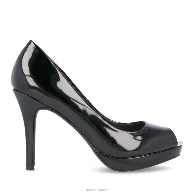 Menbur femmes sili DVZ862107 talons moyens et bas noir