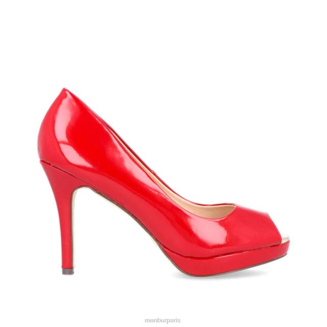 Menbur femmes sili DVZ862138 talons moyens et bas rouge