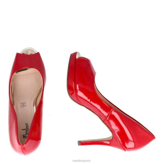 Menbur femmes sili DVZ862138 talons moyens et bas rouge