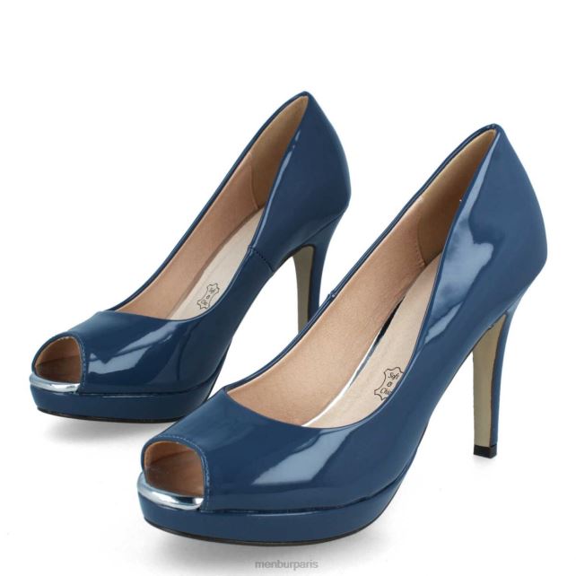 Menbur femmes sili DVZ862140 talons moyens et bas bleu moyen