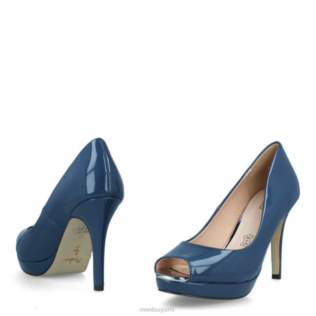 Menbur femmes sili DVZ862140 talons moyens et bas bleu moyen