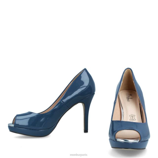 Menbur femmes sili DVZ862140 talons moyens et bas bleu moyen