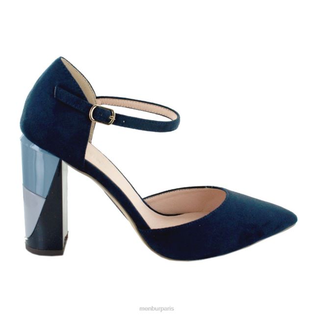 Menbur femmes solata DVZ862144 talons moyens et bas bleu foncé