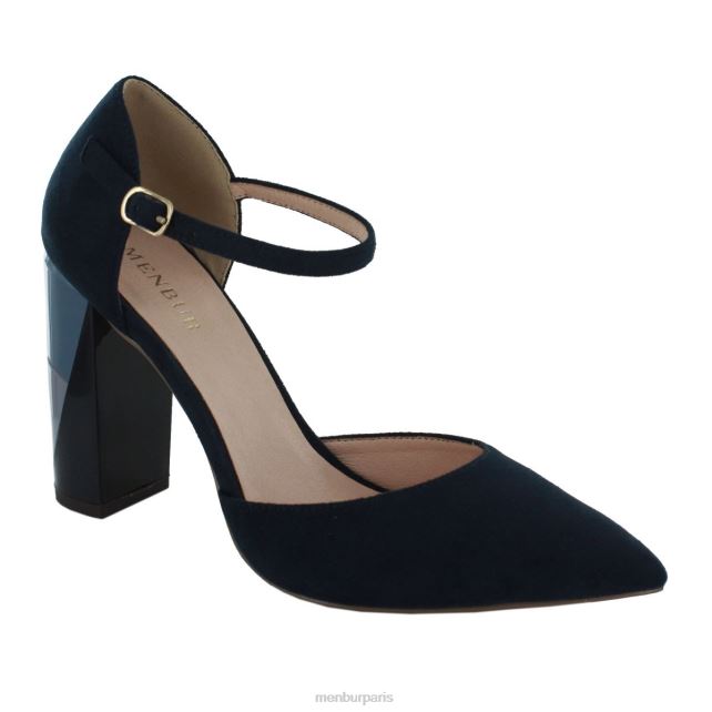 Menbur femmes solata DVZ862144 talons moyens et bas bleu foncé