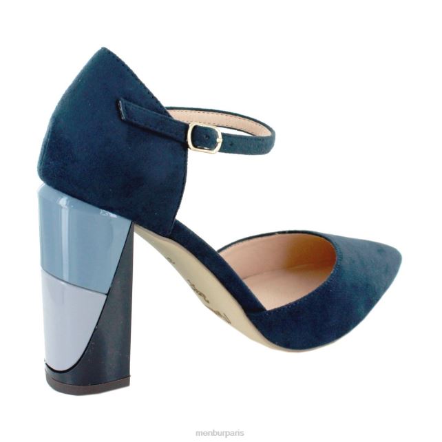 Menbur femmes solata DVZ862144 talons moyens et bas bleu foncé