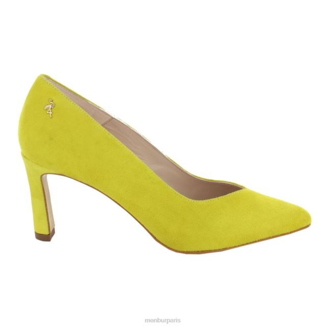 Menbur femmes somma DVZ861890 talons moyens et bas jaune