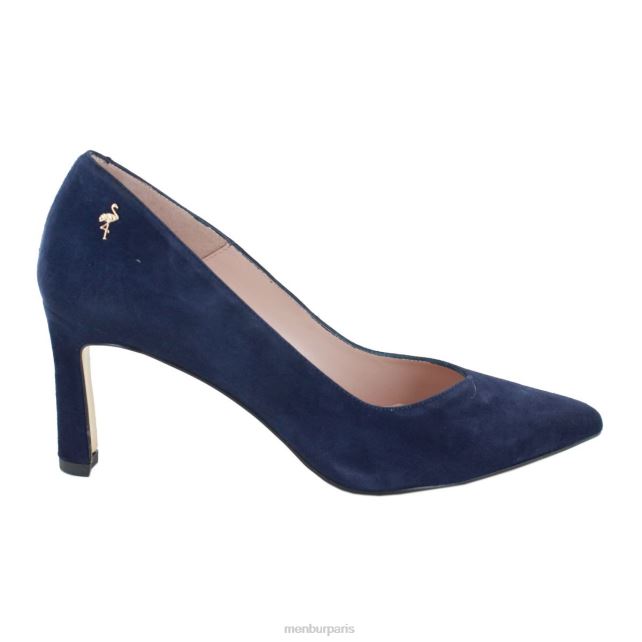 Menbur femmes somma DVZ861893 talons moyens et bas bleu foncé