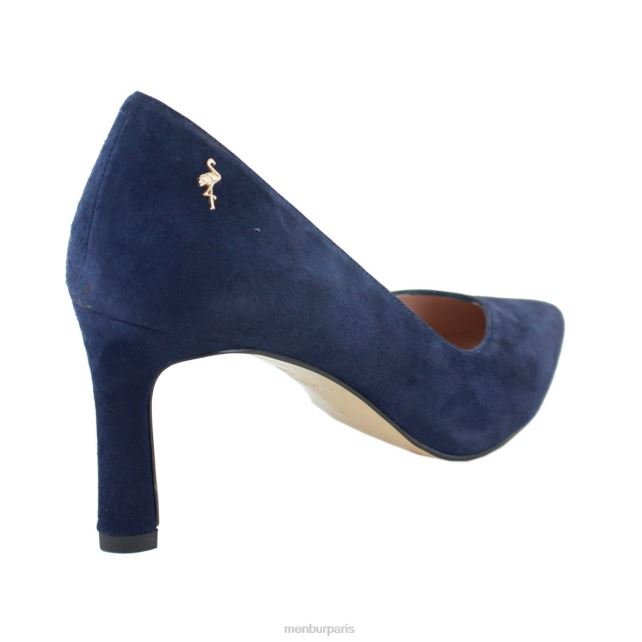 Menbur femmes somma DVZ861893 talons moyens et bas bleu foncé