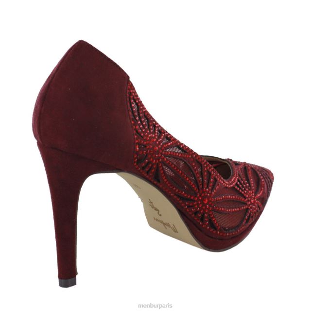 Menbur femmes sorbolo DVZ862165 talons moyens et bas rouge