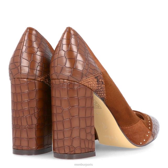 Menbur femmes sorgono 3 DVZ862151 talons moyens et bas brun