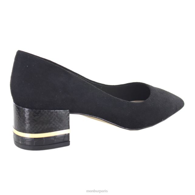 Menbur femmes sorgono DVZ862111 talons moyens et bas noir