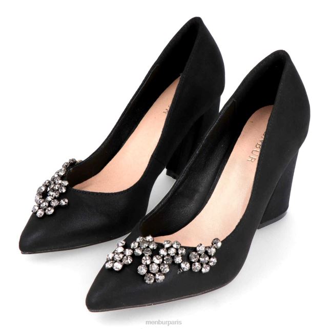 Menbur femmes soutenant DVZ862176 talons moyens et bas noir