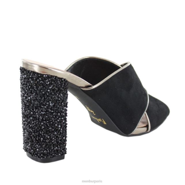 Menbur femmes spianer DVZ861945 talons moyens et bas noir