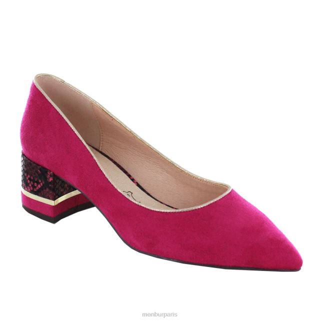 Menbur femmes stable DVZ862168 talons moyens et bas violet