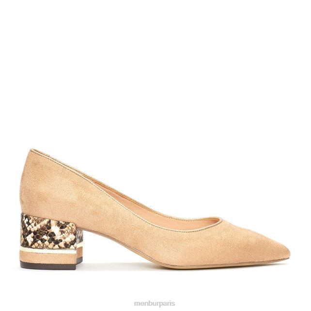 Menbur femmes stable DVZ862169 talons moyens et bas beige
