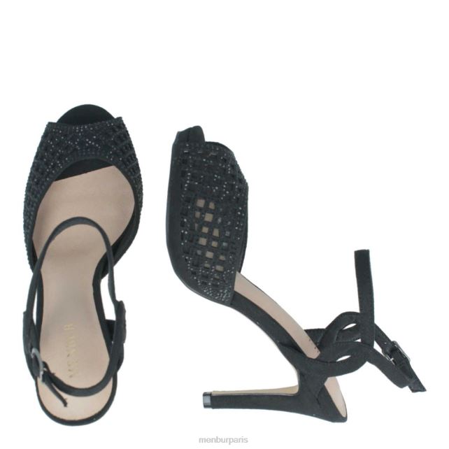 Menbur femmes stoppo DVZ862123 talons moyens et bas noir