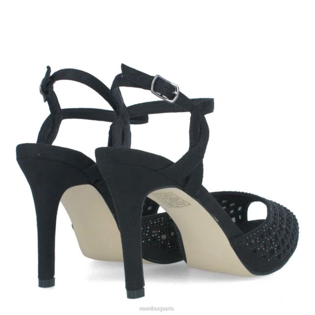 Menbur femmes stoppo DVZ862123 talons moyens et bas noir