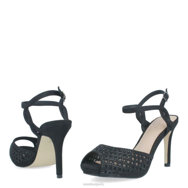 Menbur femmes stoppo DVZ862123 talons moyens et bas noir