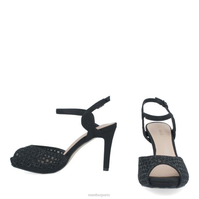 Menbur femmes stoppo DVZ862123 talons moyens et bas noir