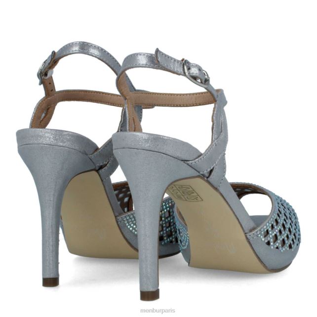 Menbur femmes stoppo DVZ862174 talons moyens et bas argent