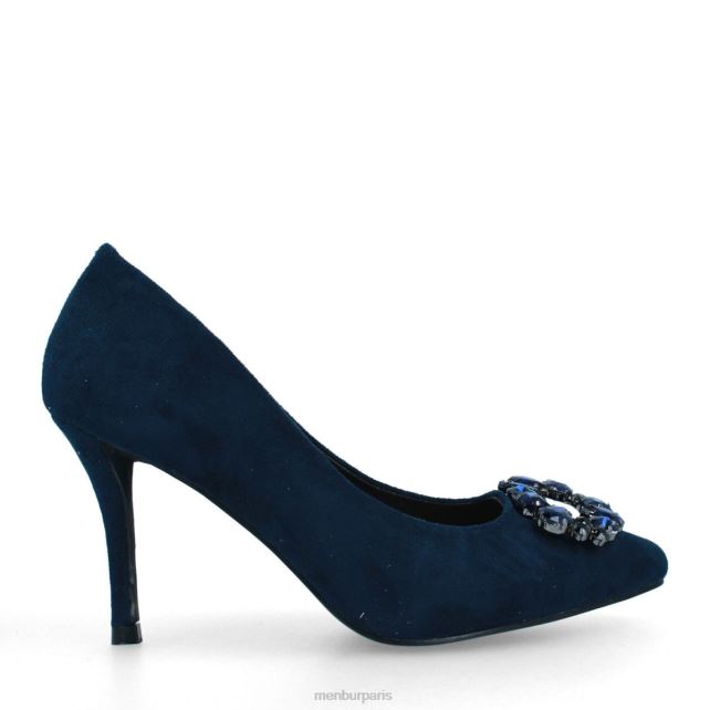 Menbur femmes tadasuni DVZ862180 talons moyens et bas bleu foncé